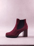 Boots femme Emilie Karston Valence carmin Pointure 39
