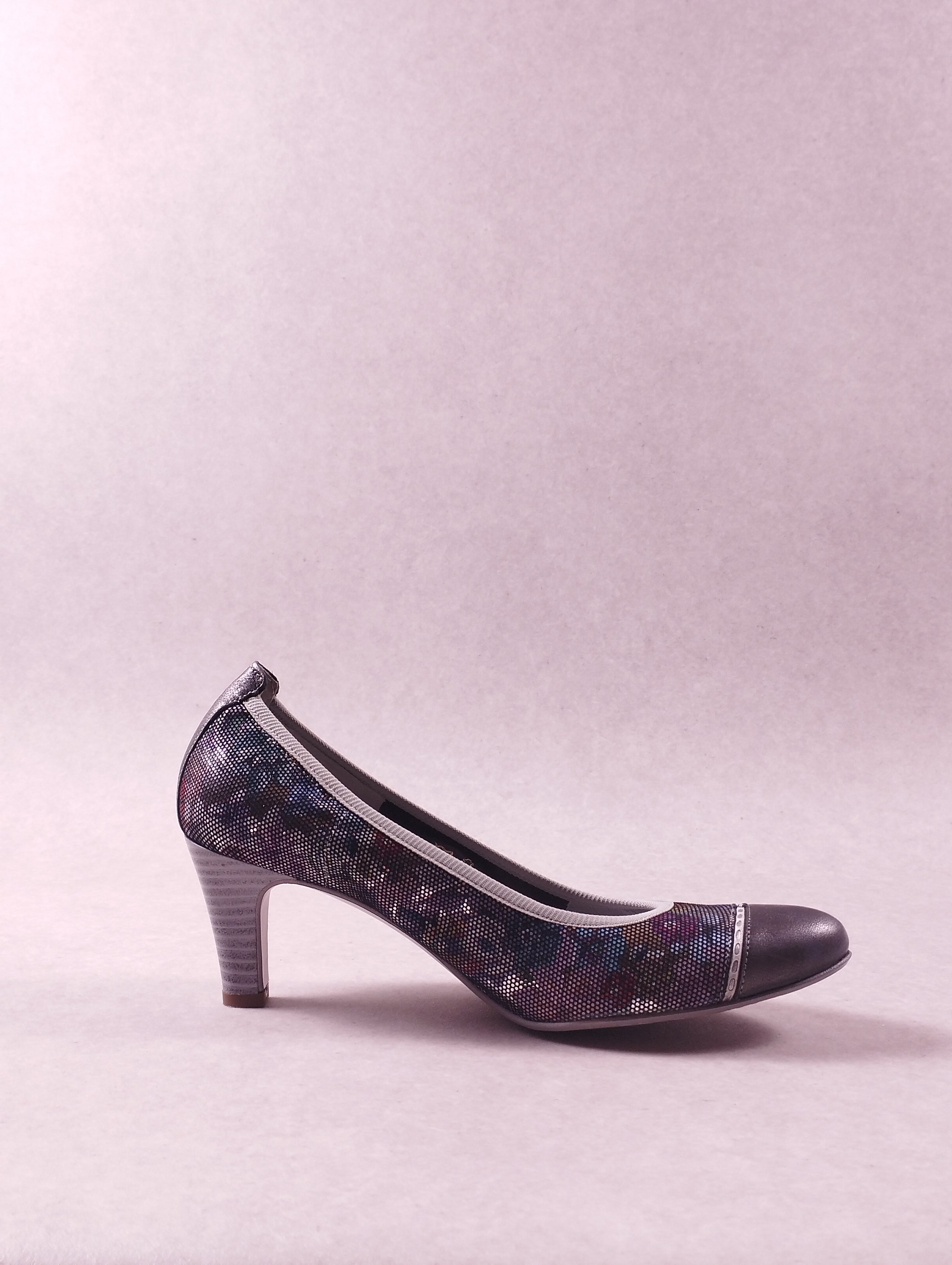 Escarpins femme Un Tour en Ville Mebly imprimé métal pointure 39