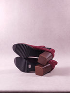 Boots femme Emilie Karston Valence carmin Pointure 39