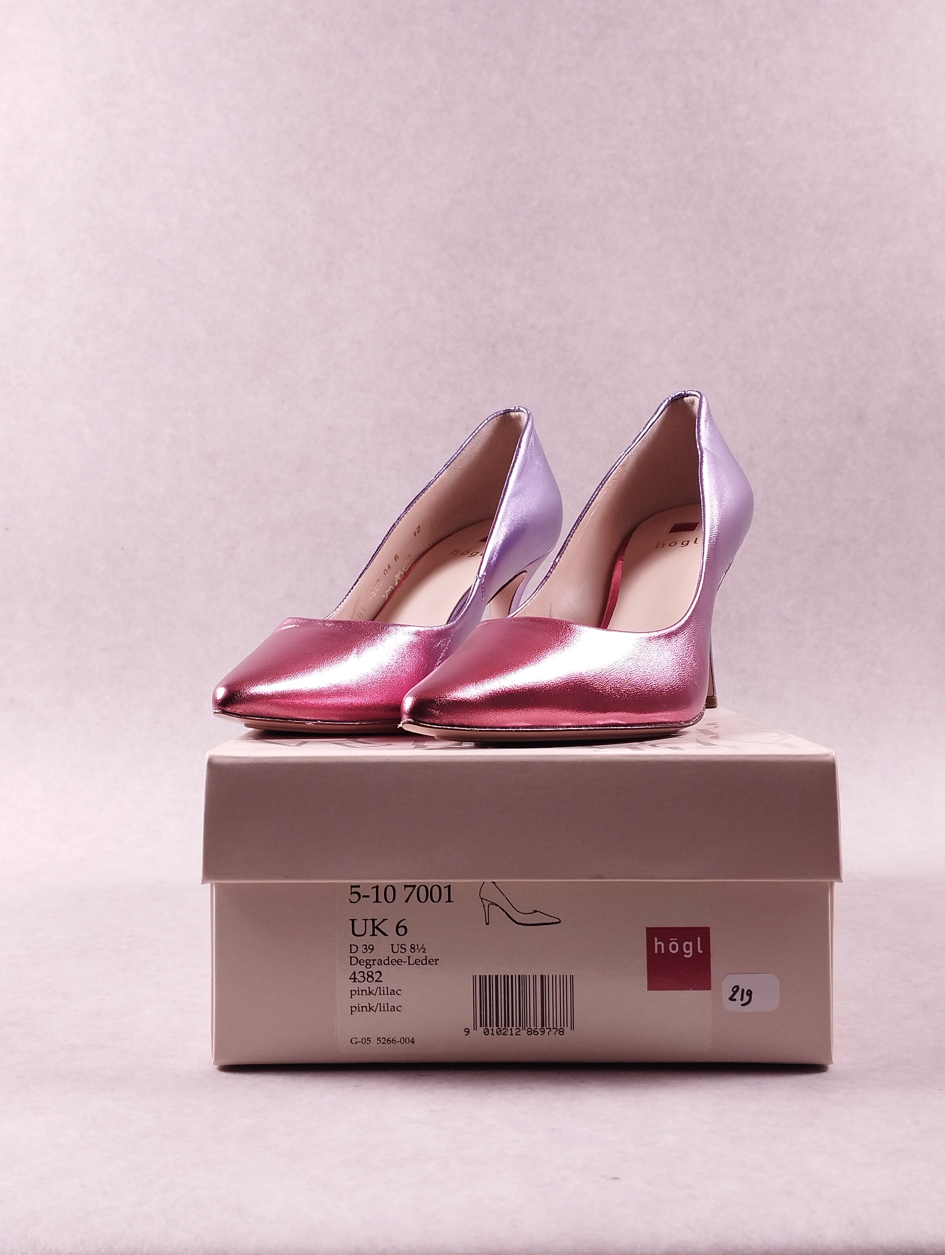 Escarpins femme Högl 5-10 7001 pink/lilac pointure 39