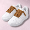 Lacets corde sneakers ronds chunky marron 10 mm 140 cm
