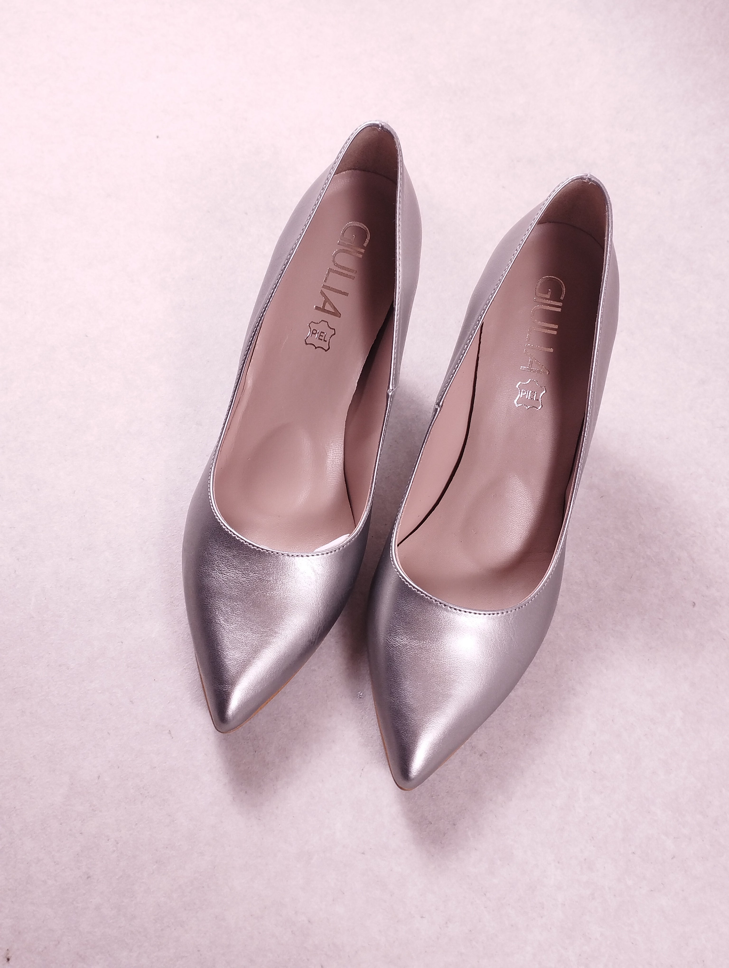 Escarpins femme Giulia G.8.Giulia 8 argent pointure 39