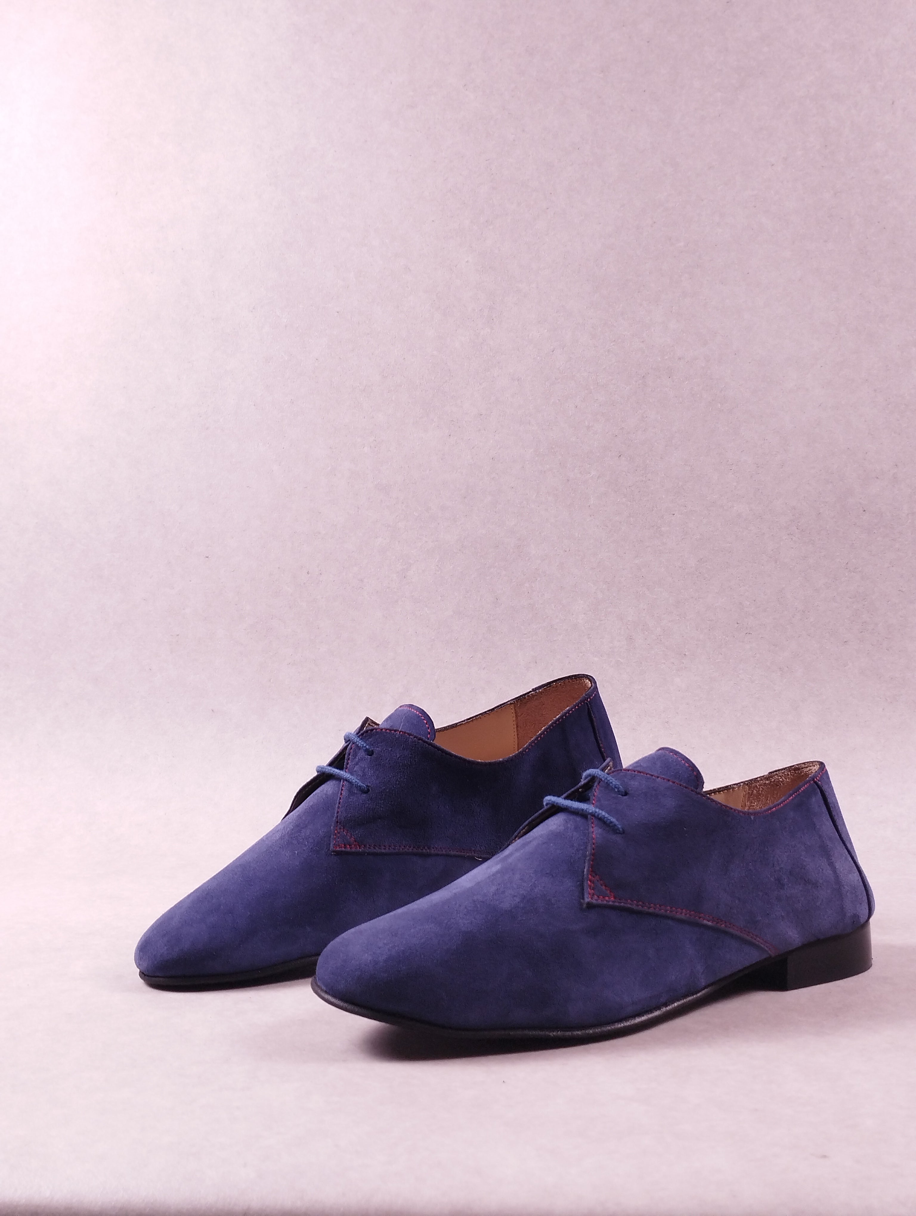 Derbies femme Intemporelle Jazz bleu Pointure 39