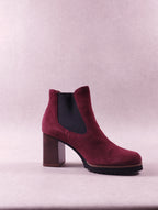Boots femme Emilie Karston Valence carmin Pointure 39