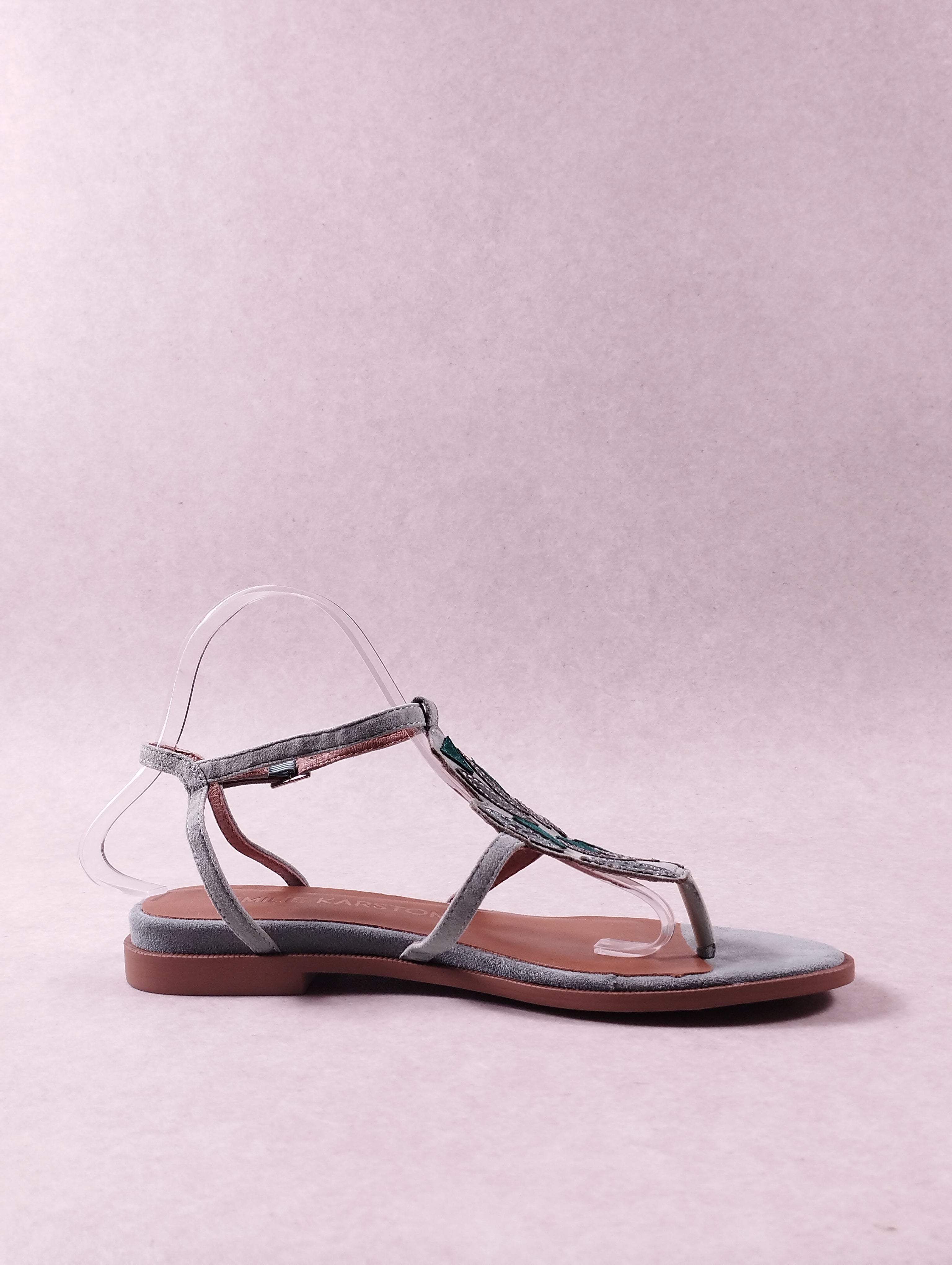 Sandales femme Emilie Karston SOHO aqua 40