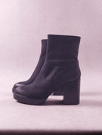 Boots femme Emilie Karston Irène noir grainé pointure 40